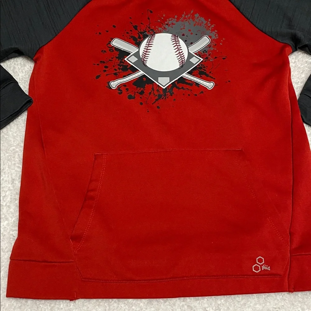 Tekgear boys size XL (18-20) baseball hoodie